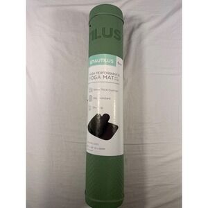 Nautilus Yoga Mat Unisex Green NEW 6mm Thick Slip Resistant READ